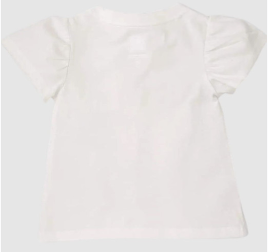 Girls Graphic Printed Round Neck Cotton T-shirt